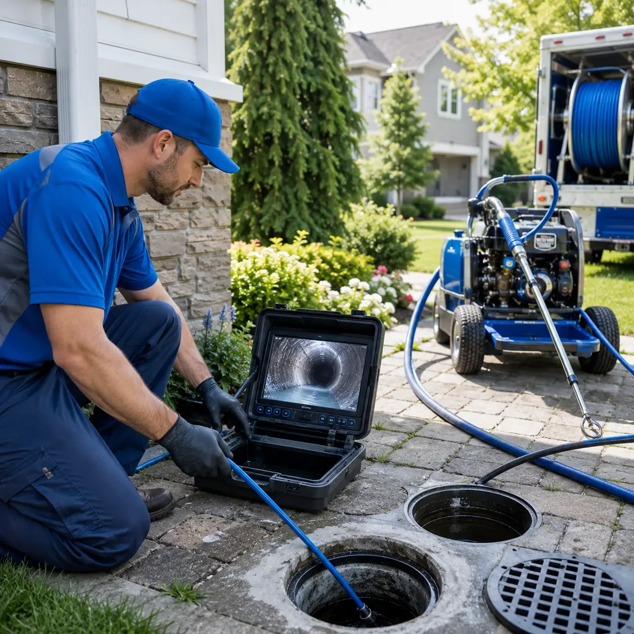 Outdoor drain cleaning professionals serving Viola, IL